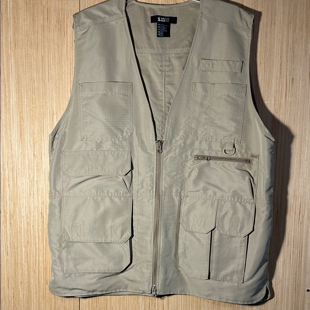 5.11 Tactical Beige Outdoor Vest